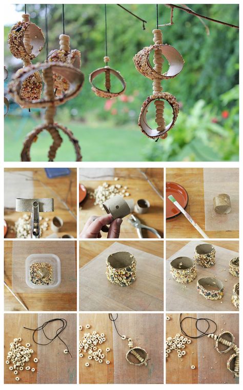 Birdfeeder Craft For Kids, Reggio Bird Provocation, Bird Feeders For Kids To Make, Project Science, Recycle Craft Projects, Babble Dabble Do, Bird Feeder Craft, Winter Science, Science Design