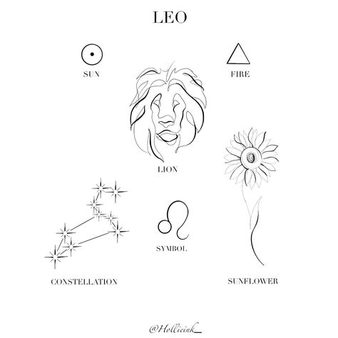 Tattoos Horoscope, Nice Tatoos, Small Leo Tattoo, Leo Sign Tattoo, Leo Constellation Tattoo, Leo Zodiac Tattoos, Leo Tattoo, Lioness Tattoo, Astrology Tattoo