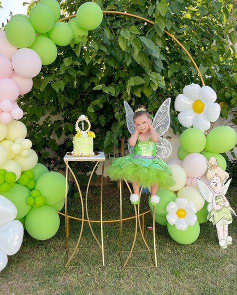 Tinkerbell Bday Party Ideas, Tinkerbell 3rd Birthday Party, Tinker Bell 1st Birthday Party Ideas, Tinkerbell 1st Birthday Party, Tinker Bell Party Theme, Tinker Bell Decorations Birthday, Tinker Bell Party Decorations, Tinkerbell 1st Birthday Party Ideas, Tinker Bell 1st Birthday Party