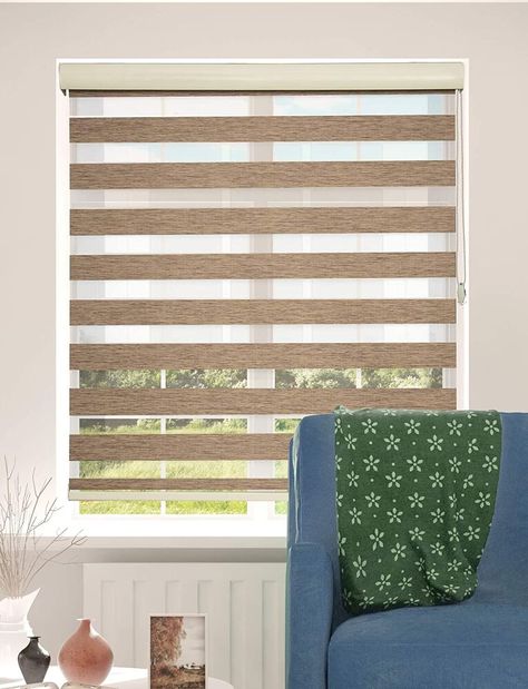 Wood shades are perfect for giving privacy and shade while still adding a bit of warmth! Window Treatments Privacy, Persiana Sheer Elegance, Light Filtering Window Treatments, Curtains Or Shades, Beautiful Blinds, Window Roller Shades, Cordless Blinds, Light Filtering Shades, Zebra Shades