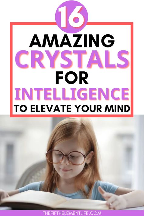 Crystals for Intelligence Crystals For Intelligence, Spiritual Intelligence, Power Of Crystals, Signed Contract, Electromagnetic Radiation, Types Of Crystals, Crystal Meanings, Inner Strength, Your Brain