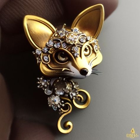 fox, brooch, gold, diamonds Fox Brooch, Brooches, Gold Fox, Vintage Jewelry, Vintage Jewelry Art, Fox, Brooch Jewelry, Vintage Brooches, Jewelry Art