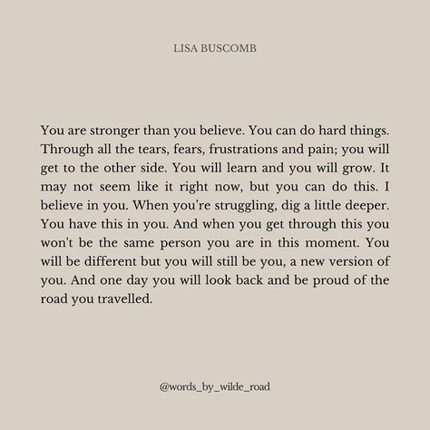 Lisa Buscomb, You Are Stronger, Inspirational Text, You Are Strong, Stronger Than You, This Moment, Discount Code, Believe In You, My Website