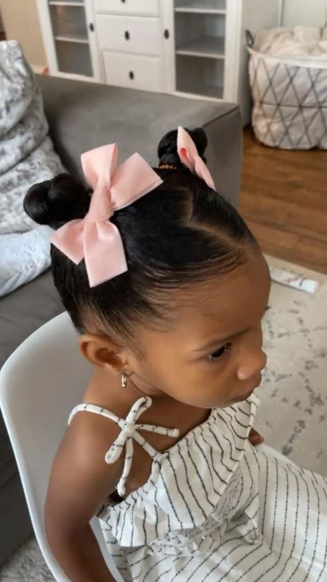 Black Baby Girl Hairstyles, Baby Girl Hairstyles Curly, Daughter Hairstyles, Cute Toddler Hairstyles, Easy Little Girl Hairstyles, Girly Hairstyles, Girl Hair Dos, Lil Girl Hairstyles, Kids Curly Hairstyles