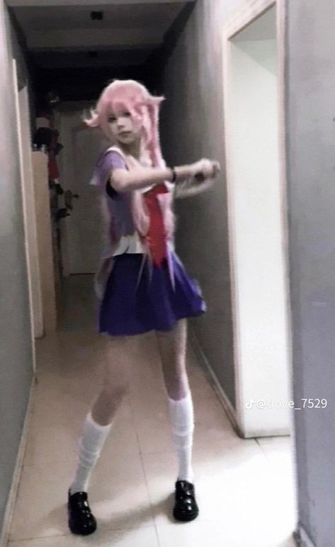 Yuno Cosplay, Yuno Gasai Cosplay, Gasai Yuno, Y2k Profile Picture, Future Diary, Yuno Gasai, Alt Girls, Kawaii Cosplay, Human Poses Reference