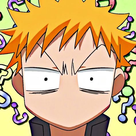 Bleach Funny Face, Ichigo Funny Faces, Anime Activities, Bleach Meme, Ichigo Kurosaki Wallpaper, Ichigo Manga, Kubo Tite, Bleach Funny, Witch Characters