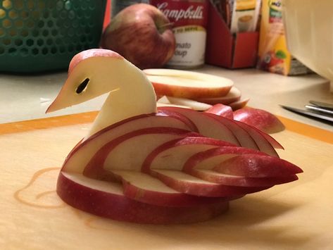 Credit to King Of Random on YouTube Apple Swan, Watermelon, Fruit, Pins