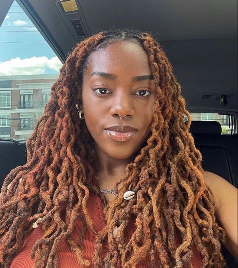 Brown Locs, Dyed Dreads, Beautiful Dreadlocks, Short Locs Hairstyles, Dyed Hair Inspiration, Dread Hairstyles, Locs Hairstyles, Hair Inspo Color, Hair Envy