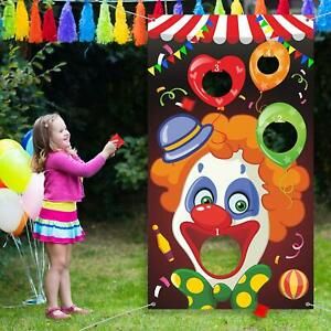 Carnival Party Games, Carnival Party Decorations, Carnival Games For Kids, Theme Carnaval, Outdoor Party Games, Carnival Birthday Party Theme, Carnival Decorations, Clown Party, Birthday Party Games For Kids