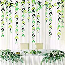 Check this out at Amazon Streamer Banner, Spring Theme Party, Hanging Leaves, Streamer Decorations, Theme Green, Spring Party Decorations, Paper Leaf, Streamer Backdrop, Fall Leaf Garland