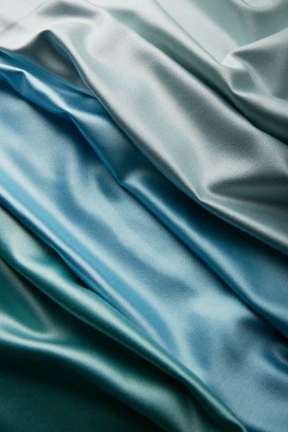 Silk Color Palette, Satin Color Palette, Satin Fabrics, Fabric Photography, Textile Pattern Design, Material Textures, Silk Wool, Fashion Color, Cool Tones