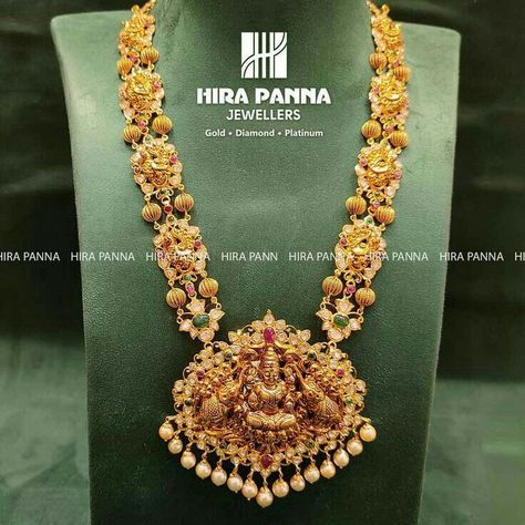 Gold Long Haralu Latest, 3 In 1 Haram Designs, 5 In 1 Haram Designs, 5 In 1 Vaddanam Designs, 60 Grams Gold Haram Designs, 40grams Gold Haram, Gold Haram Designs, Saree Function, Vaddanam Designs