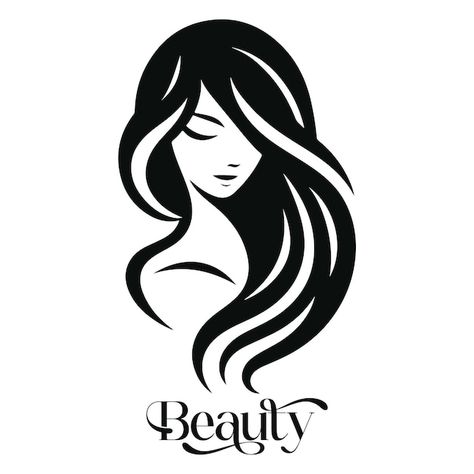 Beauty logo | Premium Vector #Freepik #vector #modern #face #elegant #style Female Logo Design, Fun Beauty Products, Personal Logo Design, Psd Icon, Beauty Logo, Personal Logo, Logo Ideas, Logo Designs, Vector Photo