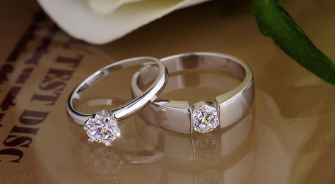 Jewelry For Couples, His And Hers Jewelry, Rings Set For Women, Couples Rings, Rings Set, Set For Women, Engagement Wedding, Promise Rings, Cubic Zirconia