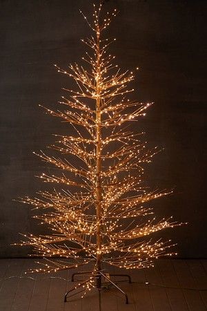 Anthropologie Christmas Tree, Twig Christmas Tree, Best Artificial Christmas Trees, Anthropologie Christmas, Anthropologie Holiday, Faux Christmas Trees, Silver Centerpiece, Flocked Trees, Prelit Tree