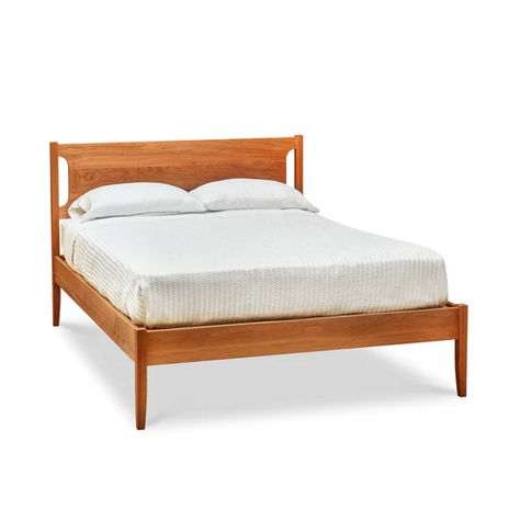 Solid Wood Beds – Chilton Furniture Shaker Bed, Cherry Wood Furniture, Handcrafted Bed, Shaker Design, Bed With Posts, Spring Furniture, Shaker Furniture, Classic Bed, Bed Dimensions