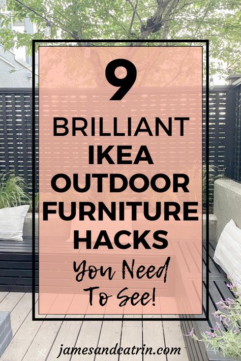 Transform your outdoor furniture with these brilliant Ikea hacks. Step-by-step guides and inspiration await! #IkeaOutdoorFurnitureHacks Ikea Garden Hack, Ikea Outdoor Table, Vertical Garden Outdoor, Garden Area Ideas, Outdoor Wall Garden, Outdoor Succulent Garden, Fairy Garden Outdoor, Ikea Applaro, Ikea Patio