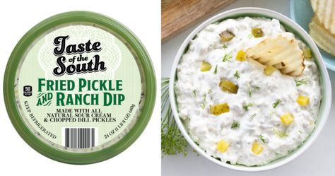 Sam’s Club Is Selling A Pickles And Ranch Dip So Bring On The Chips I’m a huge dip fan. If there’s any type of dip laid out at a family party, work meeting or get together, I’ll be the first one to volunteer my taste buds. I’m a huge fan of humus, especially when my dad makes it from scratch and don’t even get my started on peppers andContinue Reading Seriously. Read it: Sam’s Club Is Selling A Pickles And Ranch Dip So Bring On The Chips Fried Pickle And Ranch Dip, Pickle Dip Recipe, Fried Pickles Recipe, Dill Pickle Dip, Zesty Ranch, Pickle Dip, Creamy Dip, Fried Pickles, Ranch Dip