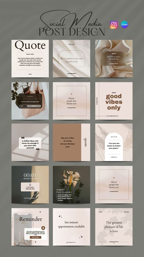 ✨Instagram Post Template | Quote Templates| Social media Templates| Influencer templates| Small Business Templates| Canva Templates| IG Canva Templates

Completely customizable Instagram quote post templates

Designed for Small business owners, Bloggers, Influencers, and content creators in mind!
Let us save you marketing and time with our customizable premade quotes that you simply add your branding colours and font to and they are ready to post in a matter of minutes.. 

#instagramtemplate Reminder Template, Small Business Templates, Quote Template Design, Quote Post, Engagement Instagram, Small Business Instagram, Instagram Template Free, Instagram Quote, Social Templates