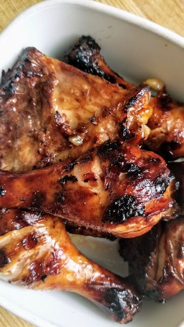 Asian Chicken Leg Quarter Recipes, Sweet Bbq Chicken, Chicken Leg Quarter Recipes, Chicken Asian, Smoked Whole Chicken, Asian Grill, Grilled Chicken Legs, Korean Bbq Chicken, Bbq Chicken Legs