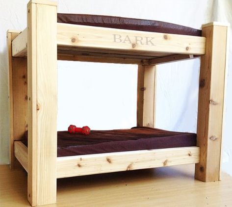 Diy Dog Bunk Bed, Pet Bunk Bed, Dog Bunk Beds, Pallet Dog Beds, Bunk Bed Plans, Diy Bunk Bed, Diy Dog Bed, Dog Rooms, Dog Furniture