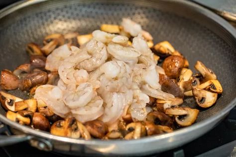 Shrimp and Mushroom Stir Fry Recipe Shrimp Mushrooms, Shrimp Mushroom Recipes, Prawn And Mushroom Recipes, Shrimp And Mushroom Recipes, Shrimp And Mushrooms, Shrimp With Mushrooms, Shrimp With Mushrooms Recipes, Shrimp Spinach And Mushroom Recipes, Shrimp And Mushroom Stir Fry