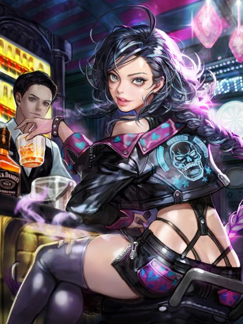 ArtStation - Gangroad, Monable . Gang Road, Fantasy Images, Christina Ricci, Marvel Comics Art, Pin Up Art, Girls Characters, Manga Illustration, Special Characters, Scarlett Johansson