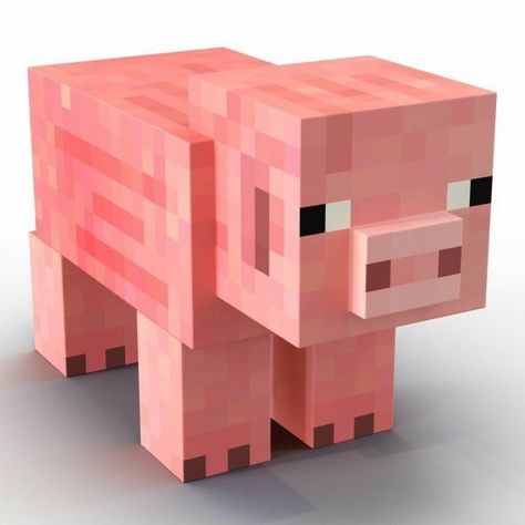 Mimi Tv, Farm Ideas Minecraft, Minecraft Party Decorations, Minecraft Pig, Minecraft Birthday Cake, Minecraft Printables, Minecraft Theme, Safari Animals Birthday, Photo Cake Topper