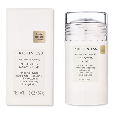 Anytime Anywhere Recovery Balm Kristen Ess, Kristin Ess Hair, Overnight Hair Mask, Kristin Ess, Hair Mask For Damaged Hair, Vegan Clean, Coconut Oil Hair, Hair Wax, Damaged Hair Repair