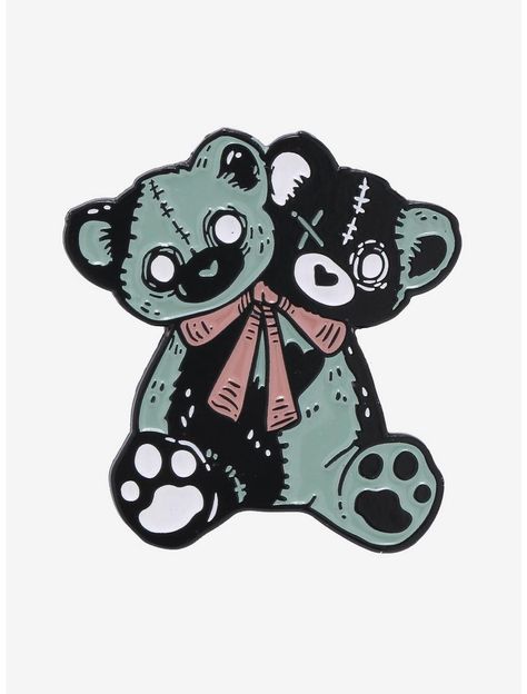 Bear Scary, Cute Creepy Tattoos, Guild Of Calamity, Creepy Teddy Bear, Spiderman Crossover, Halloween Teddy Bear, Voodoo Doll Tattoo, Teddy Bear Art, Teddy Bear Drawing