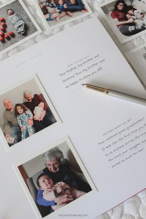 13+ Unique Mother’s Day Ideas for Grandma - From Lemons To Luxury Diy Baby Book, Best Baby Book, Baby Books Diy, Modern Baby Book, Baby Book Gift, Baby Record Book, Diy Photo Book, Artifact Uprising, Baby Memory Book