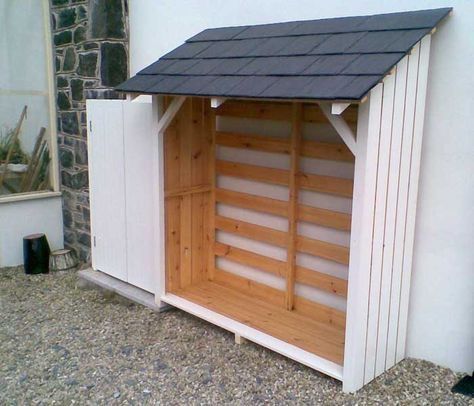 Firewood Shed, Outside Storage, Backyard Storage, Wood Store, Firewood Storage, Garden Tool Storage, Backyard Sheds, Backyard Shed, Outdoor Sheds