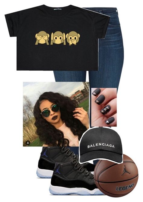 "space jam 11s" by misskera ❤ liked on Polyvore featuring J Brand, TAXI and Balenciaga Space Jam 11 Outfit, Jordan 11 Space Jam Outfit, Space Jam Outfit, Space Jam Air Force 1, Space Jam Jordan 11, Space Jam Custom Shoes, School Baddie, Jordans Outfits, Cute Sweats