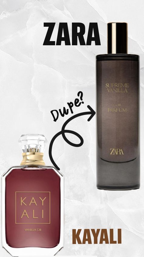 Vanilla 28, Kayali vanilla 28, Zara supreme vanilla perfume, supreme vanilla, Zara perfumes, dupe, perfume dupes, fragrance dupes, fragrances, perfumes dupes Vanilla 28 Perfume, Kayali Vanilla 28, Kayali Vanilla, Zara Fragrance, Perfume Hacks, Expensive Brands, Fragrance Lab, Designer Fragrance, Cheap Perfume