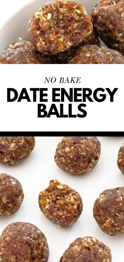 Try making these No Bake Healthy Date Energy Balls! These Date Energy Balls are made with wholesome, good-for-you ingredients that are naturally sweetened by dates and perfect for an on-the-go energy-packed snack! All you need is 5 Ingredients to make this recipe! Follow Chef Savvy for more Healthy Snacks! Date Recipes Healthy, Date Energy Balls, No Bake Healthy, Energy Balls Recipe, Chef Savvy, Bake Healthy, Peanut Butter Energy Bites, Energy Balls Healthy, Spring Recipes Dessert