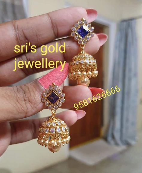 Dailyware Earrings Gold, Buttalu Earrings Gold, Buttalu Earrings, Gold Earrings For Kids, Temple Jewellery Earrings, Gold Jhumka, Diamond Jewelry Earrings, Gold Bead Earrings, New Gold Jewellery Designs