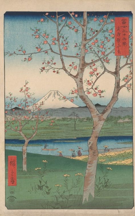 Vincent van Gogh wasn't a lover of Japanese prints - he bought them to sell them on Japanese Woodcut, Mont Fuji, Utagawa Hiroshige, Japanese Art Prints, Van Gogh Museum, Art Japonais, Piet Mondrian, Japanese Woodblock Printing, Japanese Painting