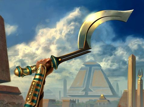 African Kingdom, Medieval Character, Ancient Egypt Art, Amazing Places On Earth, Egypt Art, Fantasy Setting, Egyptian Gods, Fantasy Inspiration, Card Illustration