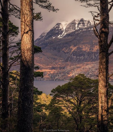 Slioch above Loch Maree in Wester Ross, Scotland Scotland Landmarks, Bonnie Scotland, Scotland Forever, West Coast Scotland, Robert Burns, Rocky Shore, Scotland Highlands, Beautiful Scenes, Scottish Landscape