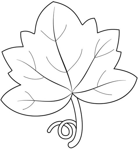 Fall Leaves Outline Printable, Pumpkin Leaf Craft, Pumpkin Leaf Drawing, Pumpkin Leaf Template Free Printable, Pumpkin Leaves Template, Pumpkin Leaf Template, Leaf Coloring Page Free Printable, Free Printable Leaf Template Fall Leaves, Leaf Printables Free