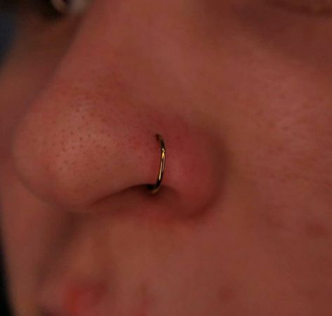 Hoop Piercing, Hoop Ring, Nostril Hoop Ring, Piercings, Nose Ring