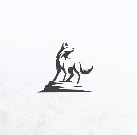 Wolf Minimal logo concept, Best Creative graphic design, Top branding inspiration ideas  by modal tampang Dog Logo Design, Branding Concept, Logo Animal, Graphisches Design, Wolf Tattoo Design, Pet Logo Design, Wolf Design, Creative Graphic Design, Dog Logo