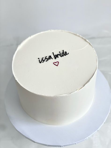 Simple Bridal Shower Cake, Minimalist Cake, Yoruba Bride, Simple Bridal Shower, Bridal Shower Cake, Bridal Shower Party, Shower Cake, Shower Cakes, Eat Cake