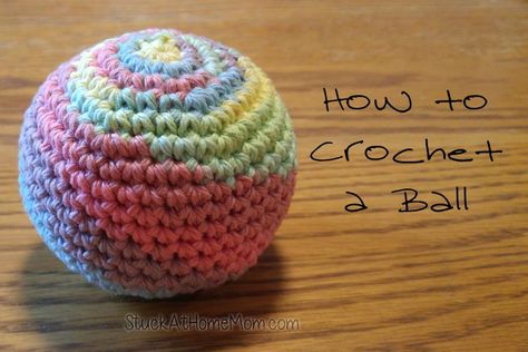 How to Crochet a Ball Crochet A Ball, Rabbit Ideas, Rabbit Crochet, Crochet Cat Toys, Amigurumi Rabbit, Crochet Ball, Crochet Design, Crochet Stitches Tutorial, Yarn Ball