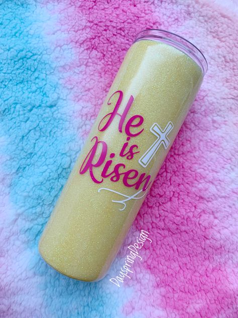 Blue Glitter Tumbler, Easter Tumblers, Epoxy Tumbler, Easter Theme, Personalized Easter Basket, Basket Gift, Easter Gift Baskets, 9 Hours, Tumbler Ideas