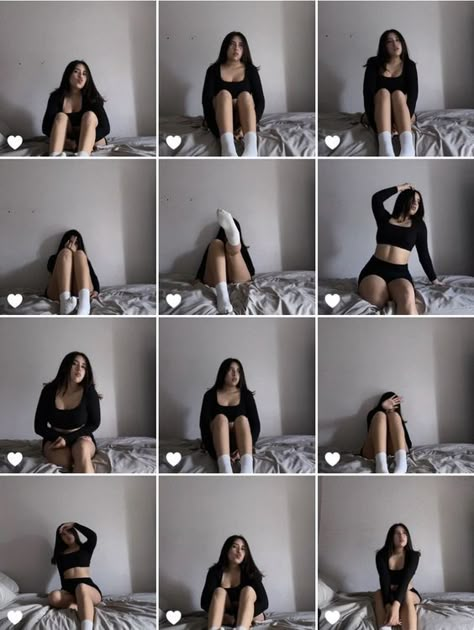 Insta Poses In Bedroom, Photo Shoot On Bed Ideas, Bed Ig Pics, Cozy Bed Instagram Pictures, Pose In Bed Photography, Pics On Bed Ideas, Bed Self Portraits, Bed Pics Instagram Aesthetic, In Bed Picture Ideas Instagram