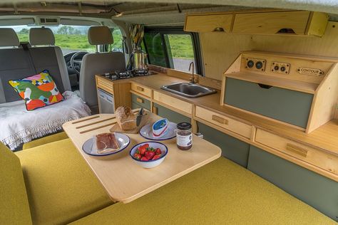 Meet our nippy compact SWB T5 Yan 👉 perfect for everyday driving, spacious and airy for lounging, a kitchen that would rival yours at home and a pop-top for standing and extra sleeping berths 🙌 Who thinks they could happily hit the road in Yan? This layout truly transforms small spaces so that they feel spacious and comfortable, without taking up the whole driveway or being a pain to park. After seeing and testing out this layout in person, we’ve had customers decide that they don’t need... Campervan Furniture, Pop Top, Hit The Road, Driveway, A Kitchen, Tiny House, The Road, Small Spaces, At Home