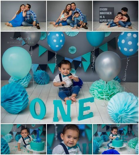 Birthday Photoshoot Cake, Month Cake, Birthday Photoshoot Ideas Boys, Photoshoot Boy, Smash Cakes, 1st Birthday Pictures, Baby Boy 1st Birthday Party, 1st Birthday Photoshoot, First Birthday Pictures