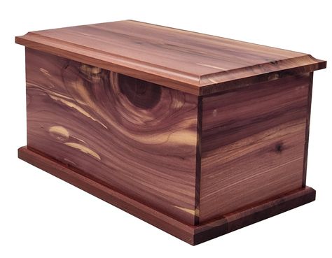 Small Wood Box Ideas, Wood Casket, Cremation Boxes, Small Wood Box, Wooden Box Designs, Selling Ideas, Christmas Manger, Custom Urns, Wood Urn