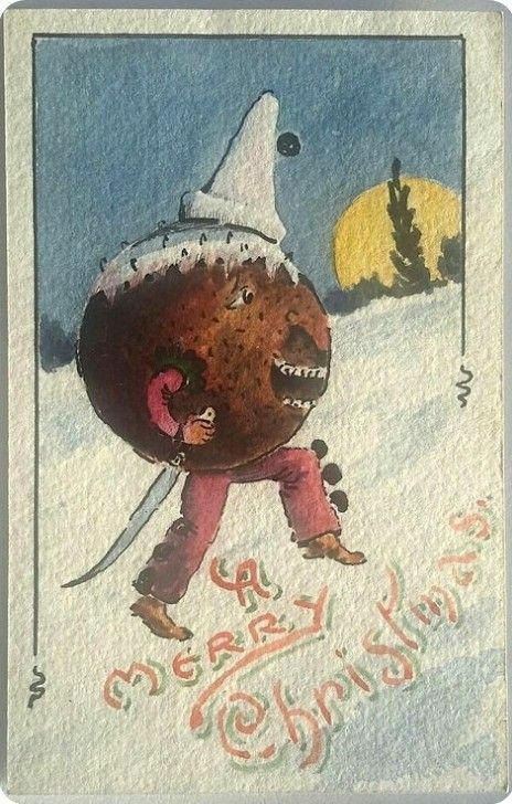 Anthro Christmas, Weird Christmas, Victorian Christmas Cards, Vintage Christmas Postcards, Cute Christmas Cards, Vintage Holiday Cards, Weird Vintage, Creepy Christmas, Old Cards